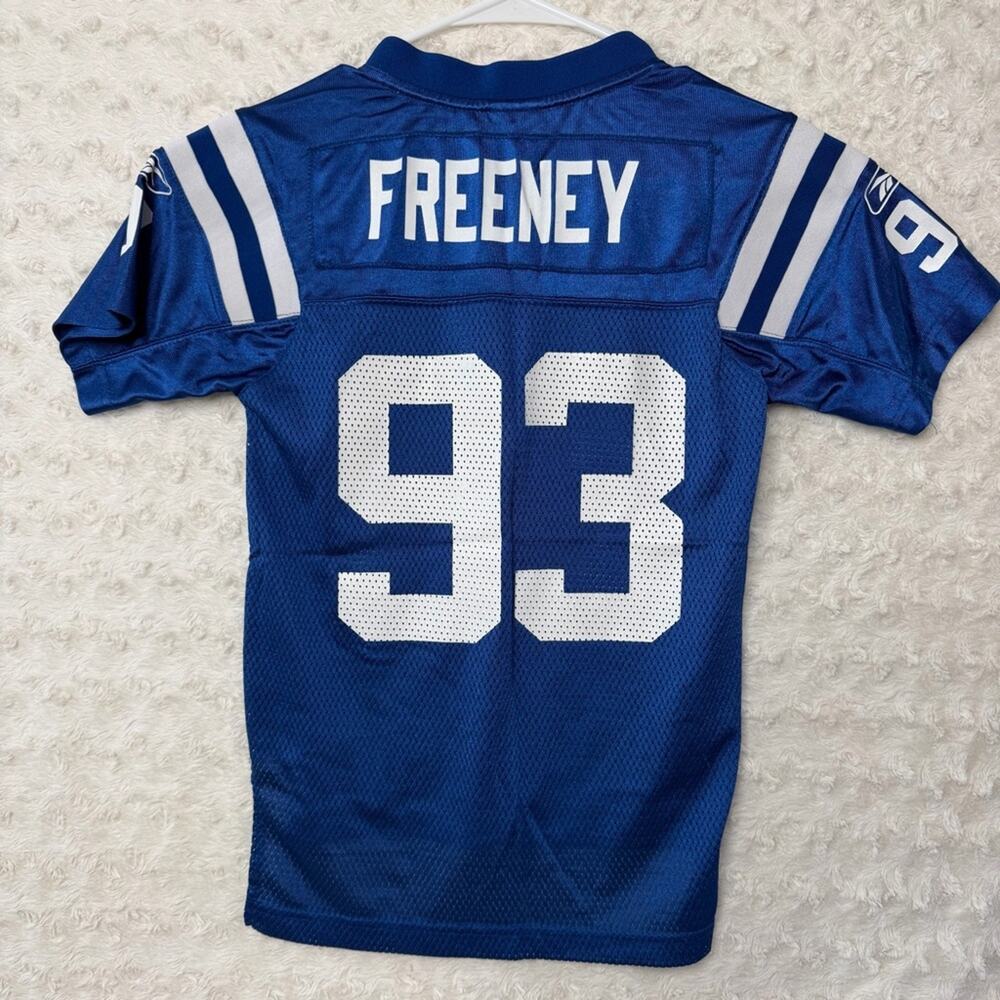 Reebok On Field Indianapolis Colts Dwight Freeney Football Jersey Kid Small 8